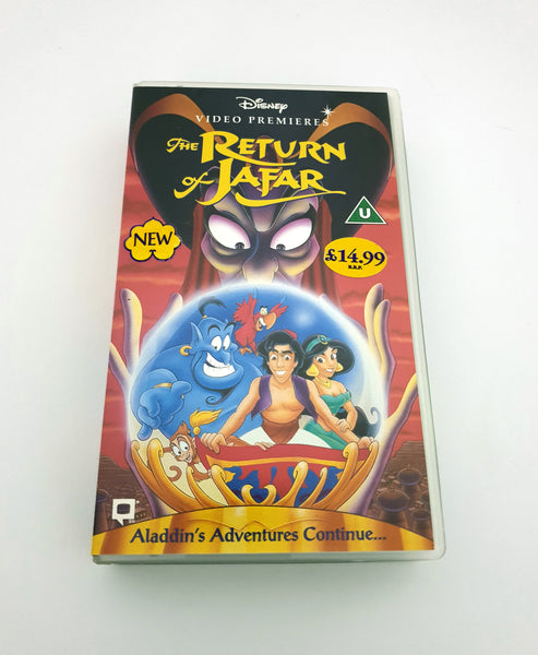 1997 Walt Disney Premieres Aladdin 2 The Return of Jafar Movie VHS Video Tape