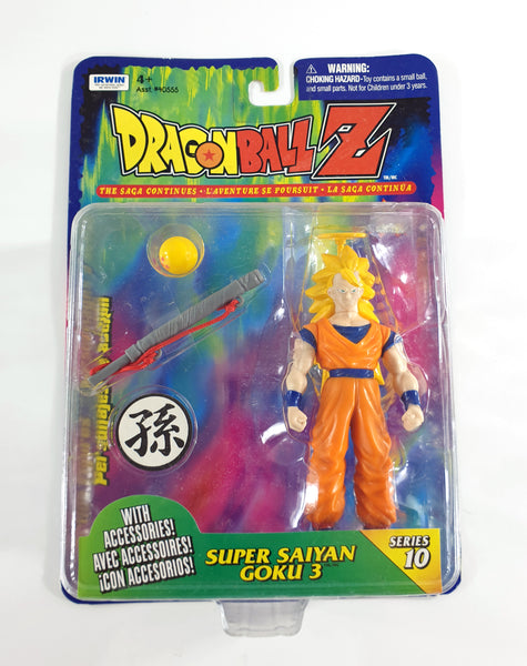 1999 Irwin Dragon Ball Z Series 10 - 5.5 inch Super Saiyan Goku 3 Action Figure