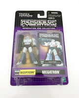2001 Hasbro Transformers Heroes of Cybertron 3 inch Megatron Action Figure
