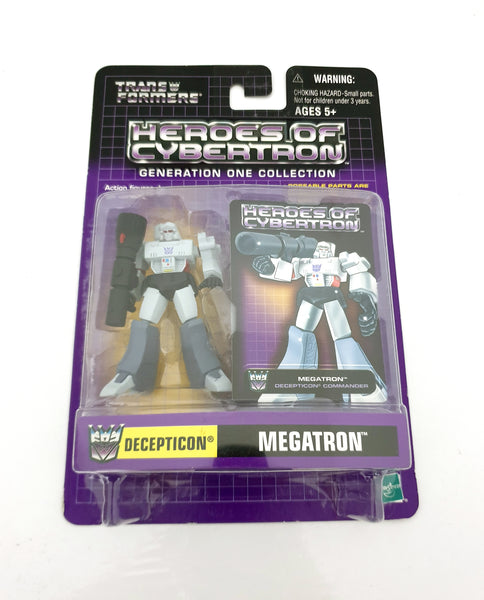 2001 Hasbro Transformers Heroes of Cybertron 3 inch Megatron Action Figure