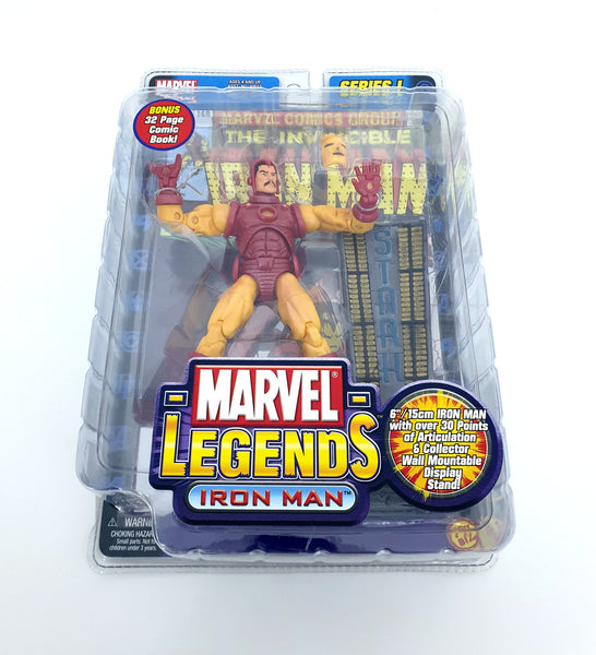 2002 Toy Biz Marvel Legends 6 inch Iron Man Action Figure
