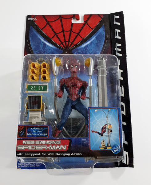 2002 Toy Biz Marvel Spider-Man Movie 6 inch Web Swinging Spider-Man Action Figure