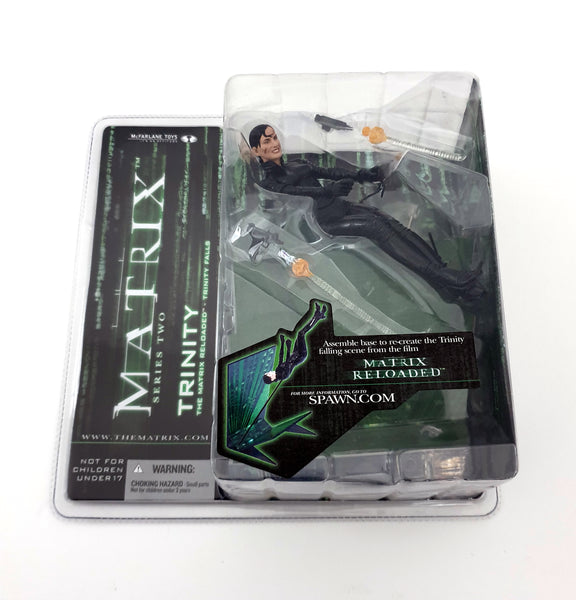 2003 McFarlane Toys The Matrix Reloaded 6 inch Trinity Action Figure - Fall Scene