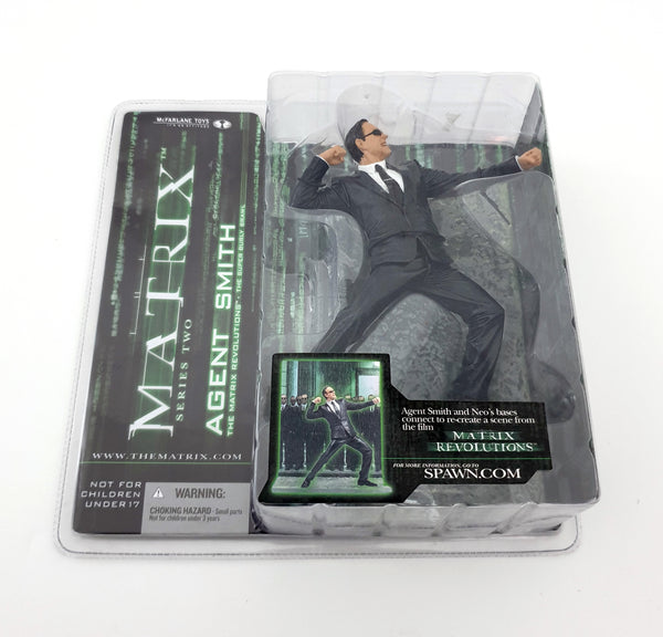 2003 McFarlane Toys The Matrix Revolutions 6 inch Agent Smith Action Figure - Final Fight Scene