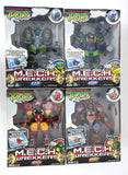 2005 Playmates TMNT M.E.C.H. Wrekkers 10 inch Motorized Walking Battlesuit Action Figures Set