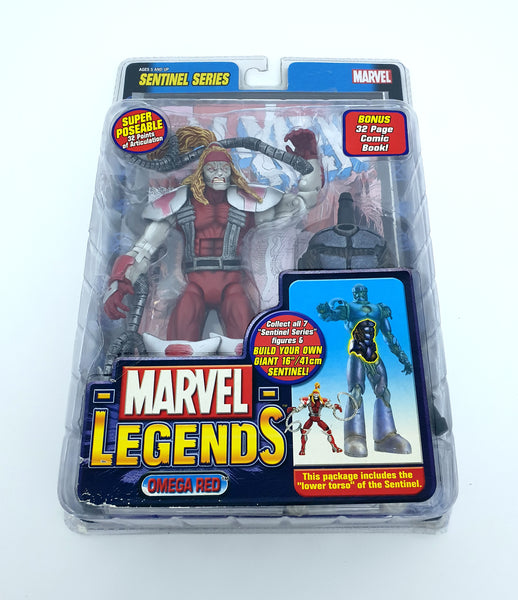 2005 Toy Biz Marvel Legends X-Men 6 inch Omega Red Action Figure - Sentinel BAF