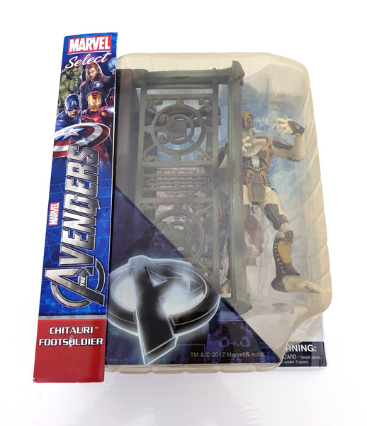2012 Diamond Select Marvel The Avengers 7.5 inch Chitauri Footsoldier Action Figure (Used)