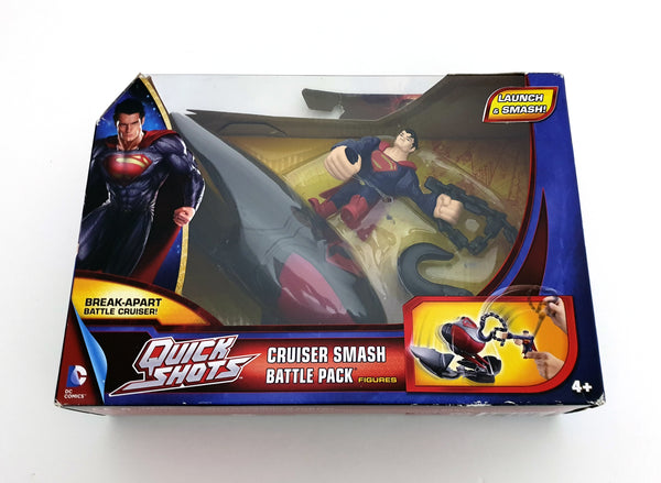 2013 Mattel DC Superman Man of Steel Cruiser Smash Battle Pack