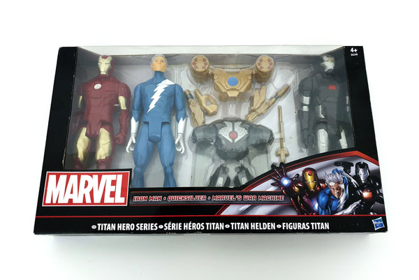2015 Hasbro Marvel Titan Hero Series 12 inch Action Figures Iron Man Quicksilver Quick Silver War Machine