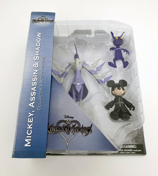 2018 Diamond Select Toys Disney Kingdom Hearts 3 inch Shadow 4 inch Mickey Mouse & 7 inch Assassin Action Figures