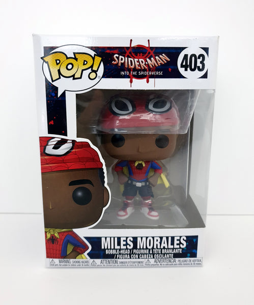 2018 Funko Pop Marvel Spider-Man Into The Spider-Verse #403 3.75 inch Miles Moreales Figure