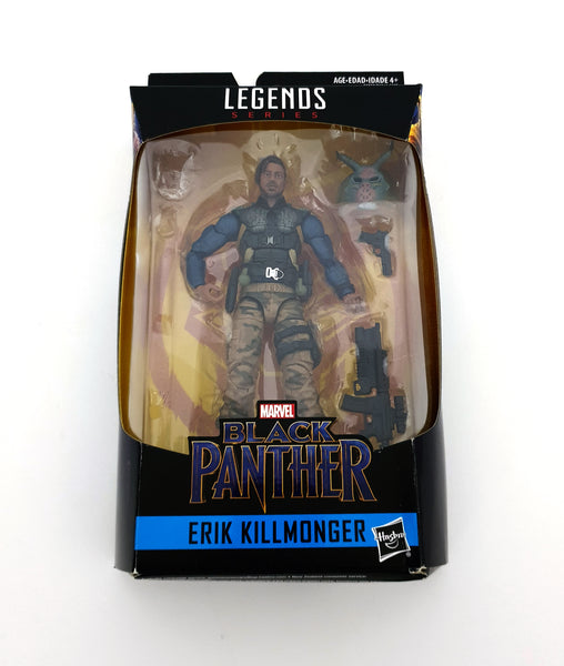 2018 Hasbro Marvel Legends Black Panther 6 inch Erik Killmonger Action Figure - NO M'Baku BAF