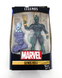 2018 Hasbro Marvel Legends Captain Marvel 6 inch Genis-Vell Action Figure - Kree Sentry BAF