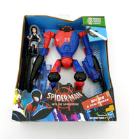 2018 Hasbro Marvel Spider-Man Into The Spider-Verse 9.5 inch SP//dr & 3 inch Peni Parker Action Figures