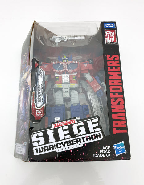 2018 Hasbro Transformers War for Cybertron: Siege 7.5 inch Galaxy Upgrade Optimus Prime Action Figure