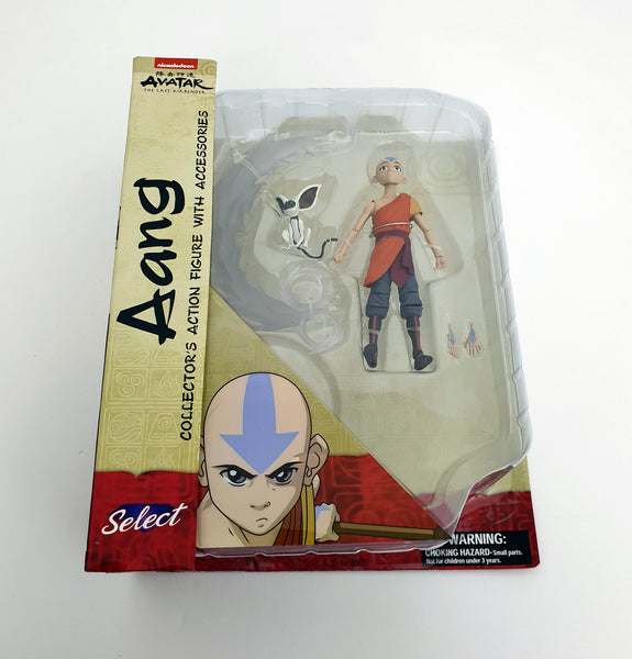 2019 Diamond Select Toys Avatar The Last Airbender 5 inch Aang Action Figure with Momo