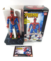 2002 Way Out Toys Marvel Spider-Man 12 inch Electronic Spider-Man Coin Bank