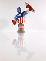 2002 Diamond Select Toys Marvel 6" Captain America Mini Bust