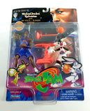 1996 Playmates Space Jam 5" Michael Jordan & 3" Sylvester Action Figure Set