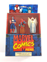 1995 Marvel Comics Pens: Captain America, Spider-Man, Storm