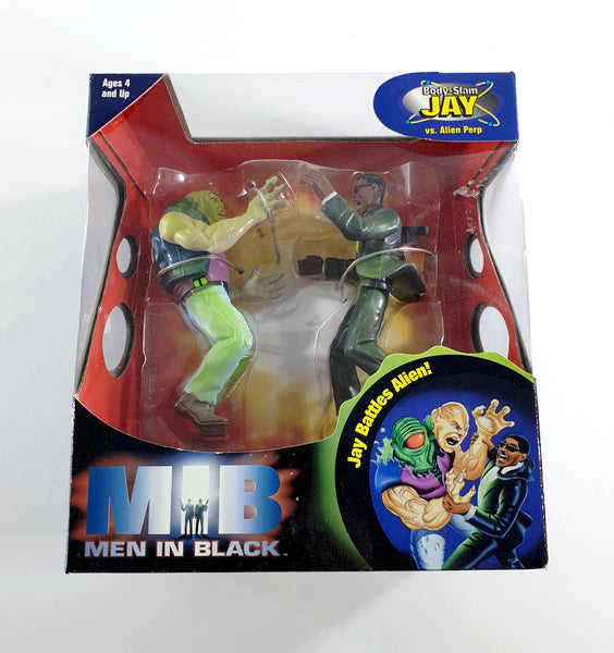 1997 Galoob Men in Black Agent Jay Battles Alien 5" Action Figures