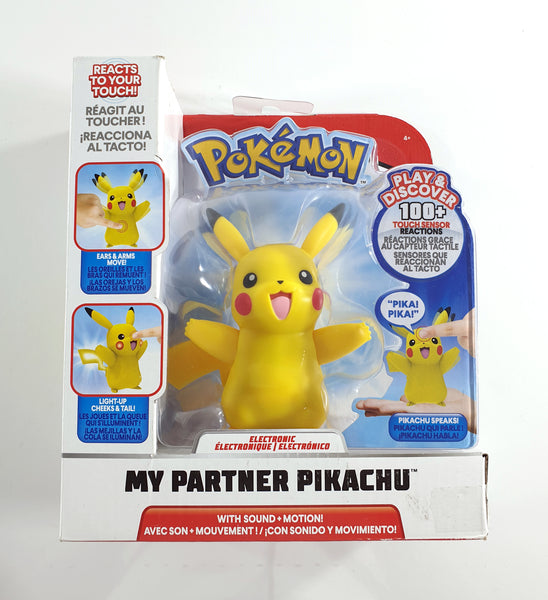 2019 Wicked Cool Toys Pokemon 4.5" Interactive Pikachu Action Figure