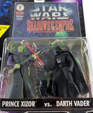 1996 Kenner Star Wars Shadows of the Empire 3.75" Prince Xizor VS. Darth Vader Action Figures