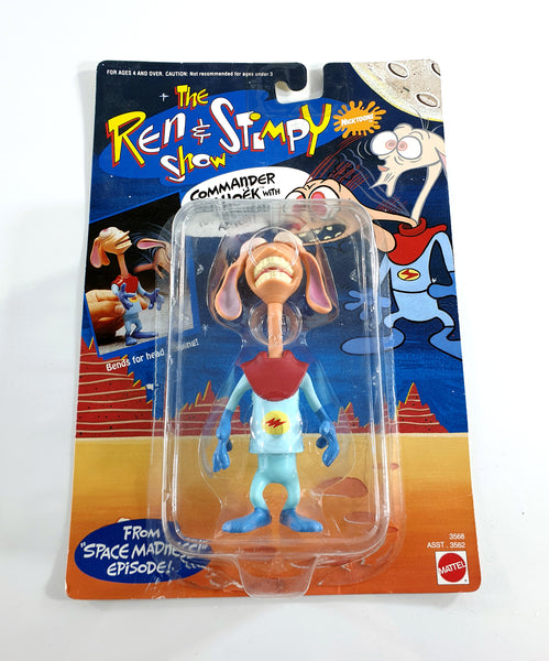 1993 Mattel Ren & Stimpy 5.5" Space Commander Ren Hoek Action Figure