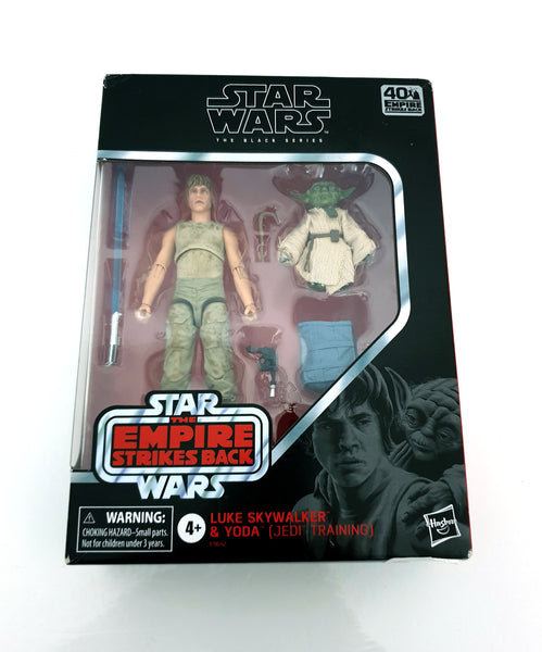 2020 Hasbro Star Wars The Empire Strikes Back Black Series 5.5 inch Luke Skywalker & 2.5 inch Yoda Action Figures
