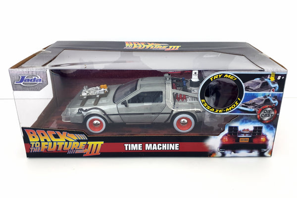 2020 Jada Toys Back to the Future Part III 1/24 8 inch Die-Cast Delorean Time Machine Vehicle