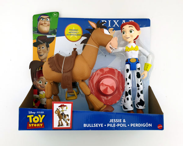 2020 Mattel Disney Toy Story 8.5 inch Jessie & Bullseye Action Figures