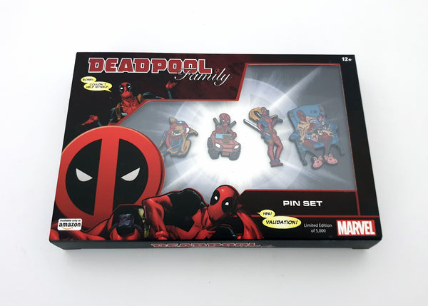2020 Salesone Marvel Deadpool Family Pin Set - Amazon Exclusive Limited to 5,000 pieces units