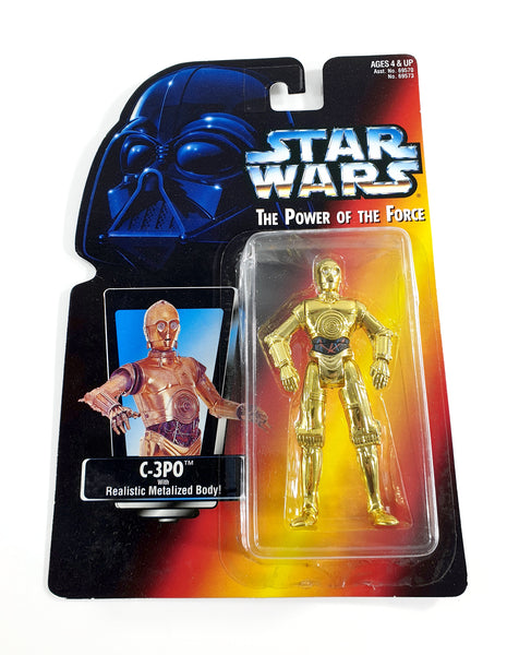 1995 Kenner Star Wars The Power of the Force 3.75" C-3PO Action Figure