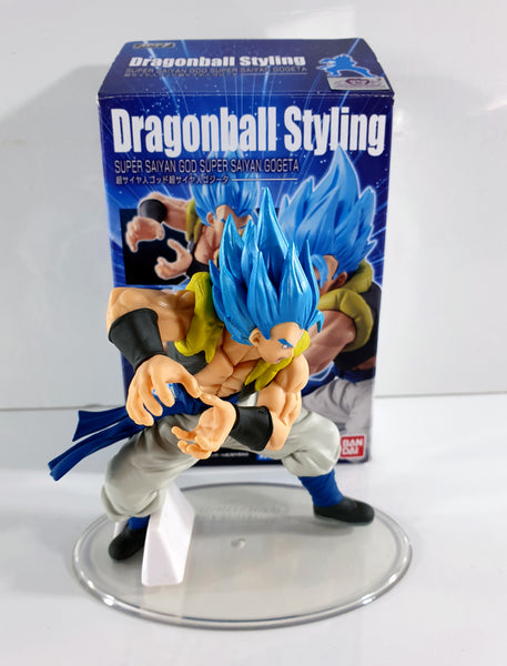 2019 Bandai Dragon Ball Super 4.3" Super Saiyan God Gogeta Figure