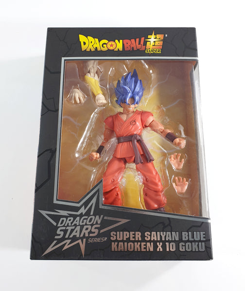 2018 Bandai Dragon Ball Super: Dragon Stars Series 6 - 6" Super Saiyan Blue Kaioken X 10 Goku Action Figure