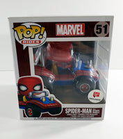 2018 Funko Spider-Man #51 4" Spider-Man Pop with 5" Spider-Mobile Walgreens Exclusive