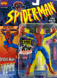 דמות פעולה אקשן פיגר בובה בגודל 5 אינץ' 12.5 ס"מ סנטימטר של  ספיידרמן מהליין של אקסמן הסדרה המצוירת מארוול הדמות יוצרה ע"י טויביז טוי ביז בשנת 1994 גיבור על קומיקס וינטג' 