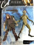 1998 McFarlane Toys The X-Files 6" Attack Alien & Primitive Action Figures