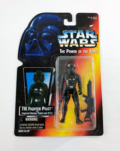 1995 Kenner Star Wars The Power of the Force 3.75" Tie Fighter Pilot Action Figure