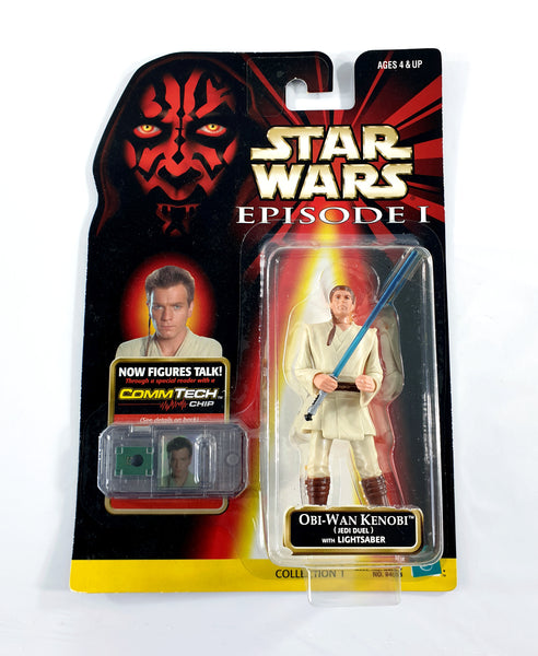 1998 Hasbro Star Wars Episode I 3.75" Obi-Wan Kenobi Action Figure