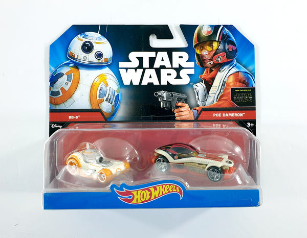 2014 Mattel Hot Wheels Star Wars BB-8 & Poe Dameron Die-Cast Vehicles Set