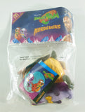 1996 McDonald's Space Jam 4.5" Nerdlucks Aliens Plush Dolls