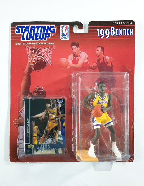 1998 Kenner NBA Starting Lineup 4.5" Lakers Kobe Bryant Action Figure