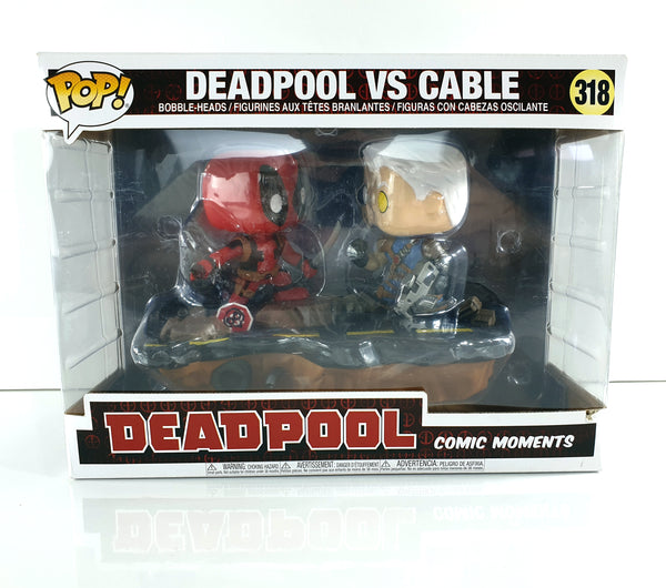 2018 Funko Pop Marvel Deadpool #318 3.75" Deadpool & Cable Figures