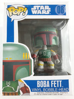 2011 Funko Pop Star Wars #08 3.75" Boba Fett Large Letters First Release Figure