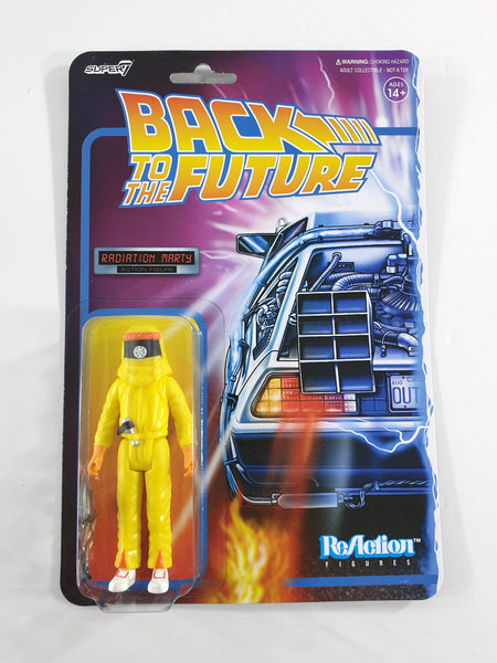 2020 Funko Super7 ReAction Back to the Future 3.75" Radiation Marty Action Figure