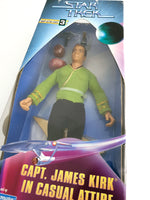 דמות פעולה אקשן פיגר בגודל 23 ס"מ של Captain James Kirk מסע בין כוכבים סטאר טרק 1998