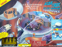  סט משחק נפתח (Playset) של U.S.S. Enterprise NCC-1701-D מהליין של Star Trek Innerspace סטאר טרק מסע בין כוכבים Playmates 1995 וינטג'
