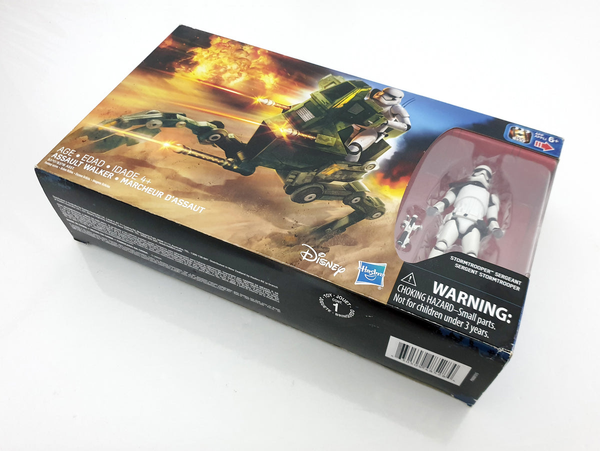 Star Wars Hasbro Set Assault Walker Con Stormtrooper Sergeant: Veicolo E Action Figure 30cm Per Bambini 4+