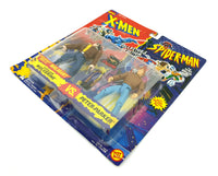 1994 Toy Biz Marvel X-Men & Spider-Man 5" Civilian Wolverine VS. Peter Parker Action Figures